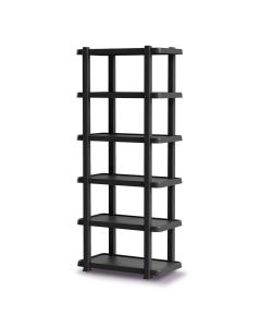 Mueble modular multifuncional 6 niveles negro