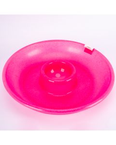 Tazón para dip rosado guateplast