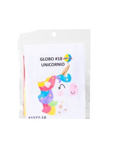 Globo metálico baby unicorn 18pulg