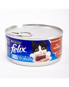 Alimento gato Félix húmedo salmón salsa 156g