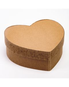 Caja corazón #2 corrugado