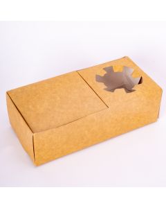 Caja cartón para café o repostería 6,5x20x0