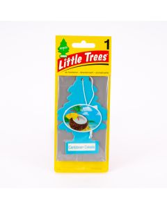 Pino Little Trees para auto aromatizante caribbean colada celeste