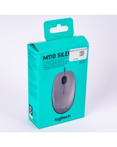 Mouse USB m110 silencioso plata