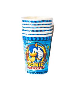 Vaso cartón diseño Sonic 6und