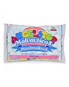 Marshmallow churros celeste