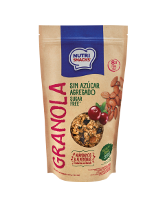 Granola Nutrisnacks Sugar Free Arándanos Almendras 