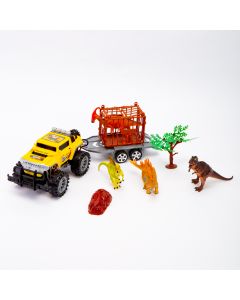 Carro  4x4 dinosaurios +3a