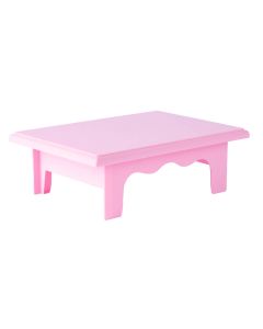 Base plástica para pastel rectangular 25x18x8cm rosado