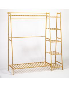 Organizador bambú 7 estantes 140x130x40cm surtido