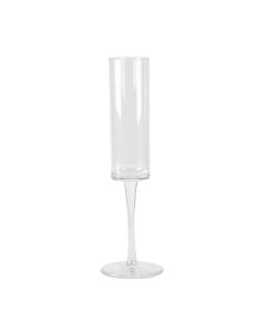 Copa acrílica lisa para champagne 45.x24.5cm 165ml transparente
