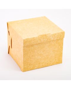 Caja queque 19x19x15cm