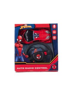 Carro control remoto estampado Spiderman +6a