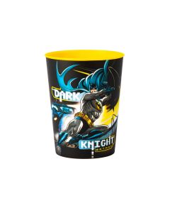 Vaso plástico estampado dark knight Batman amarillo