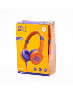 Audífono con micrófono Energy Sistem lol & roll pop kids naranja