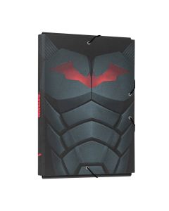 Carpeta cartón premium comic batman con elástico 