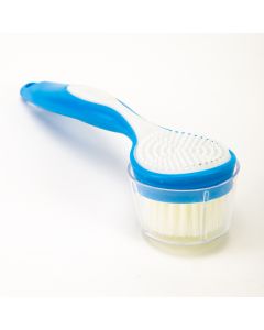 Cepillo plástico facial tapa 