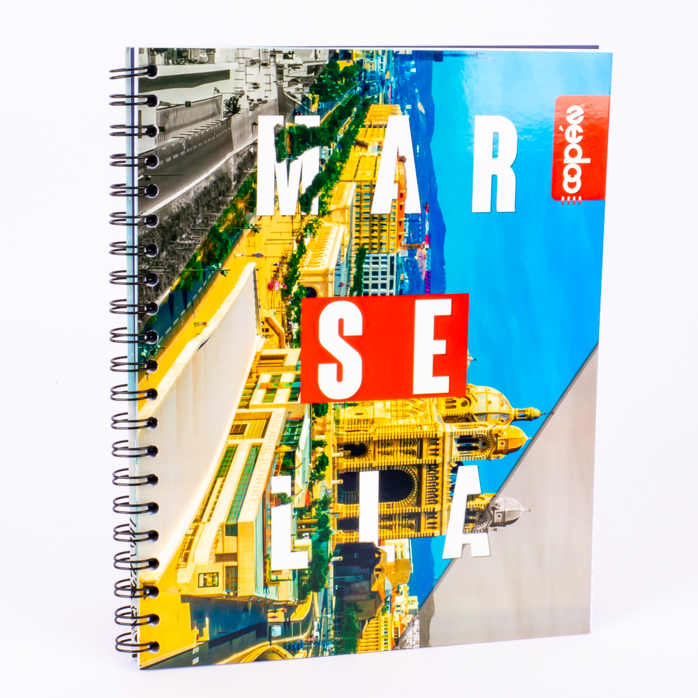 Cuaderno Copan espiral ciudadades 100h Surtido por estilo