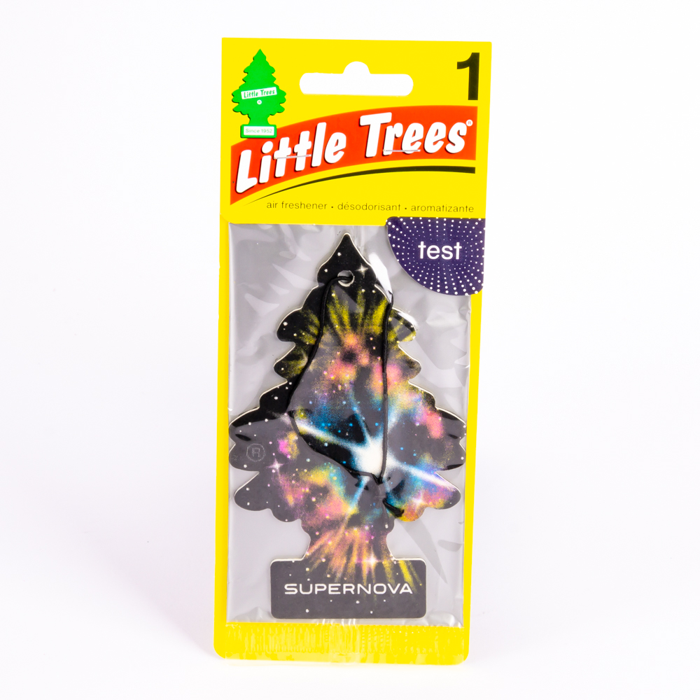 Pino Little trees para auto aromatizante supernova negro