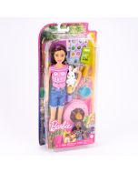 Muñeca Barbie día campamento con accesorios +3a 
