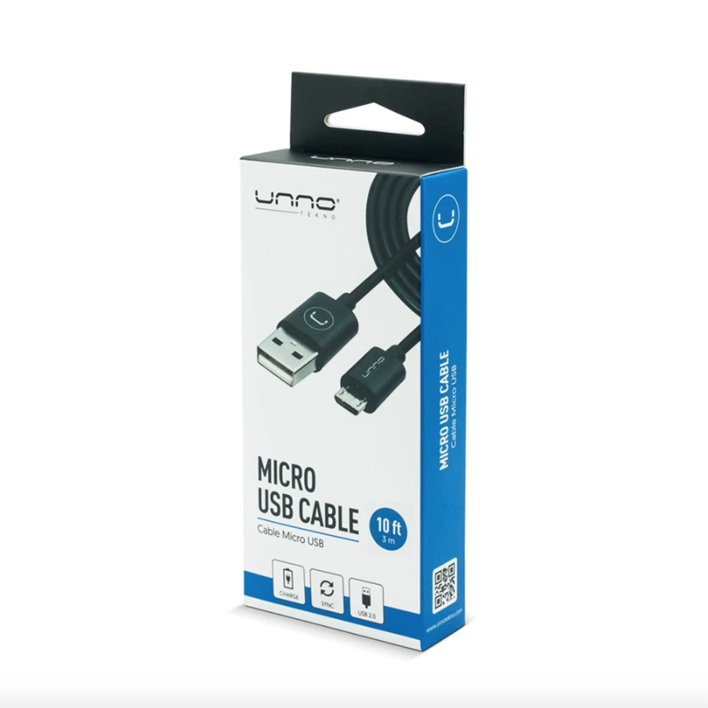 Cable micro USB 2.0 3m