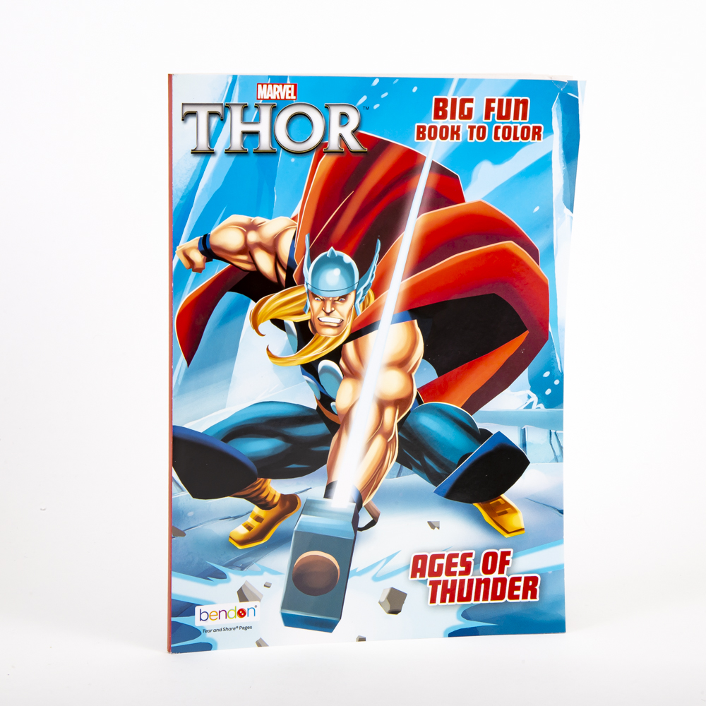 Libro colorear Marvel Thor 80pag