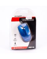 Mouse inalámbrico USB 3d 2.0 azul
