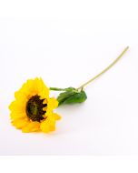 Flor girasol artificial pequeña 60cm
