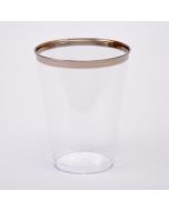 Vaso plástico 10oz 6und transparente