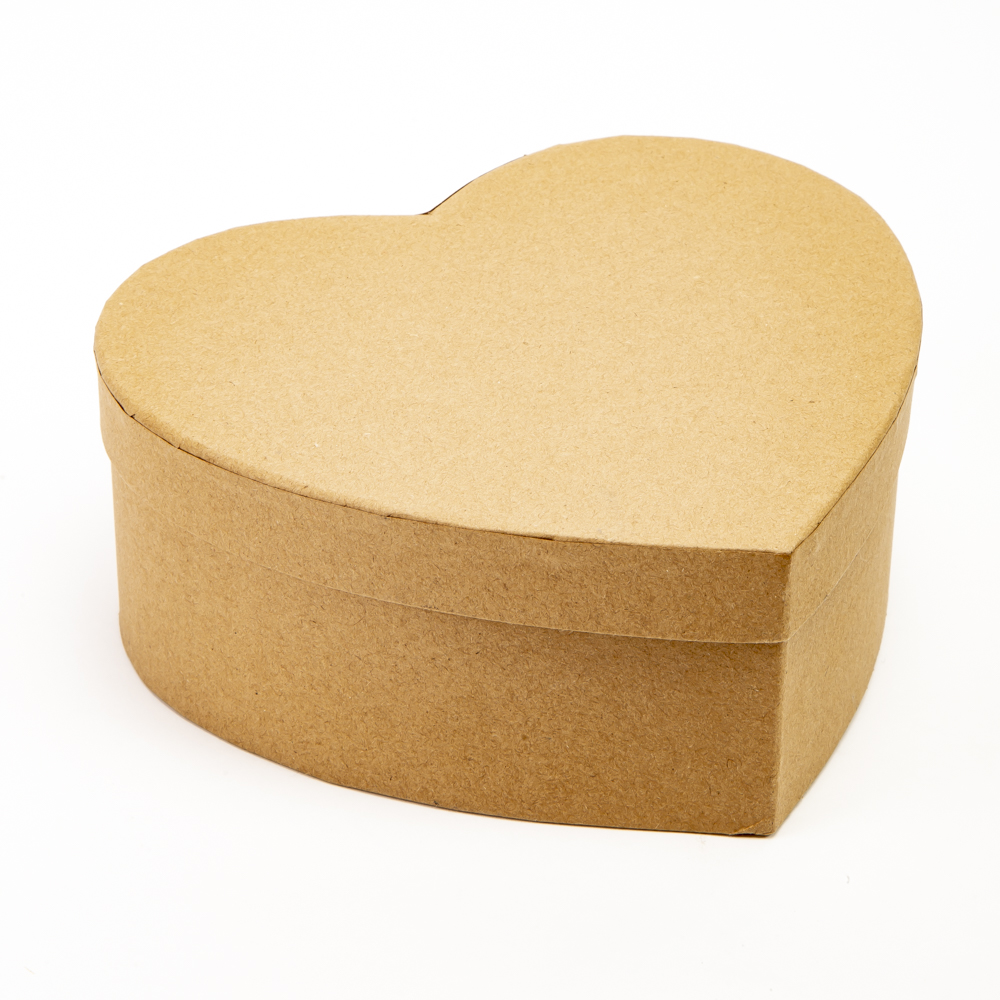 Caja forma corazón mediana 18.5x17.5x7.5cm 