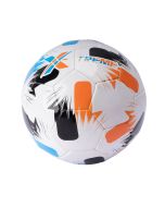 Bola fútbol 32 paneles blanca/naranja/celeste #5 410-440g