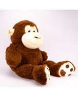 Peluche mono sentado 100cm marrón