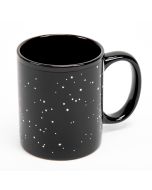 Jarra porcelana estampado estrella 330ml negro
