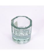 Recipiente vidrio para manicure 3.3x3cm transparente