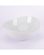 Bowl porcelana liso 20.5x18.5x7cm blanco