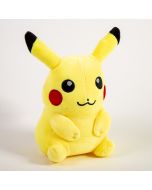 Peluche Pikachu afelpado 25cm amarillo