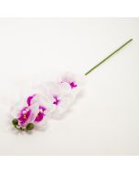 Flor artificial orquídea 7 tallos 16x8x61cm 