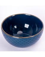 Bowl porcelana con relieve rombo 6 pulgadas