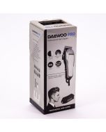 Máquina para cortar cabello Daewood pro 8w 110v 60hz 12pzas con estuche plateado