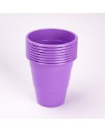 Vaso plástico 12oz 8und lila