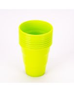 Vaso plástico Jappy 7oz 8und verde limón