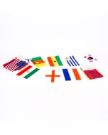 Guirnalda tela banderas 32 paises