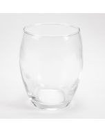 Vaso vidrio ovalado unidad