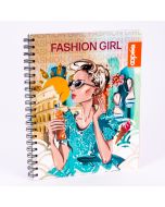 Cuaderno Copan espiral fashion girl 100h Surtido por estilo