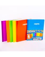 Combo cuaderno Copan cosido color liso 5+1 100h sec unidadesario Surtido por estilo