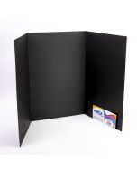 Cartón exhibidor mediano 2 caras 21,5x34,25pulg negro