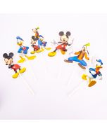 Topper decorativo cartón carnival estampado Mickey Mouse 6und