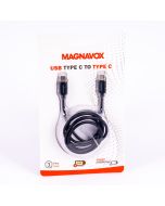 Cable usb Magnavox tipo c a tipo c carga rápida 60w 3pies negro