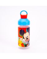 Envase plástico Mickey Mouse con tapa rosaca 500ml