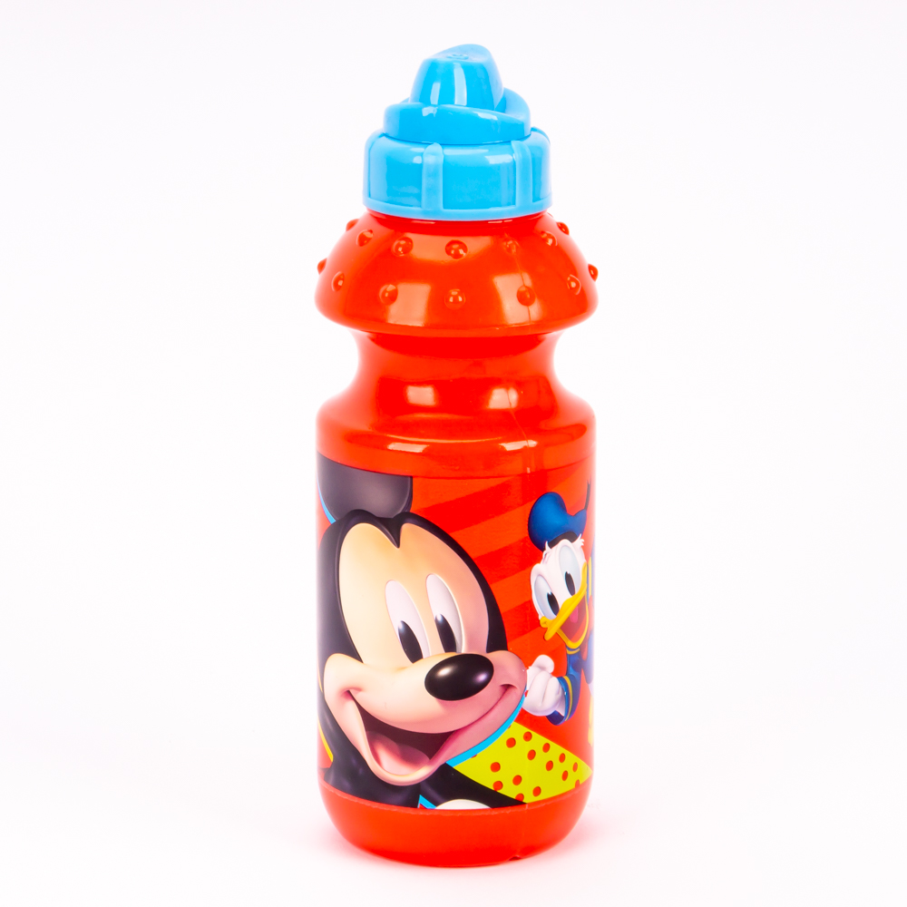 Envase plástico deportivo Mickey Mouse 500ml rojo